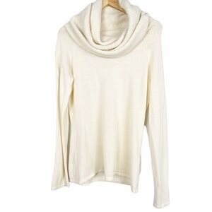 ELIE TAHARI Wool Cashmere Cowl Neck Top